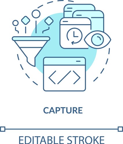 Customer centricity icon Royalty Free Vector Image