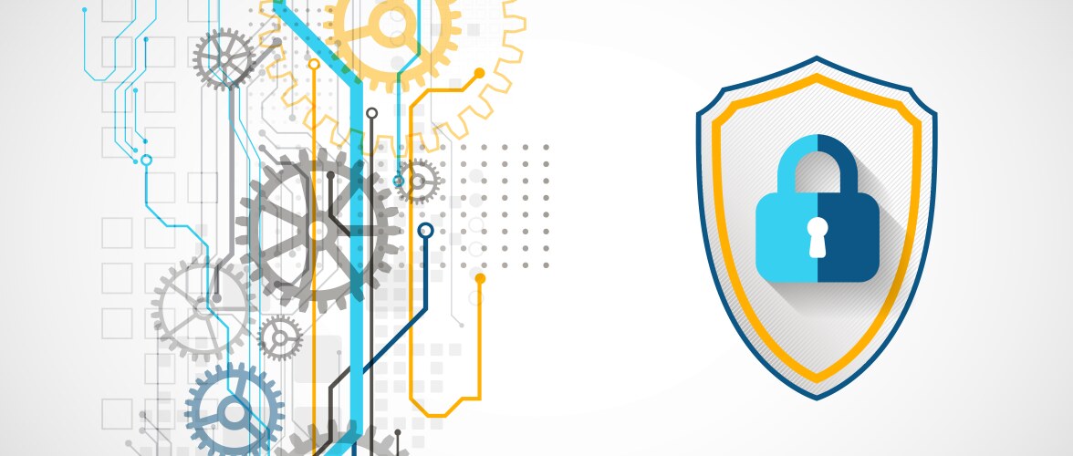 Cybersecurity Protection System Vector Image
