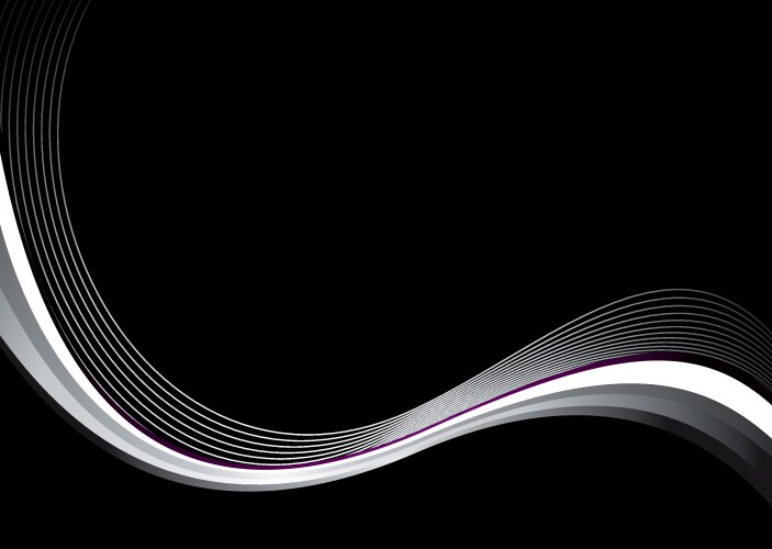 Rainbow fluid colors wave and metallic geometric Vector Image