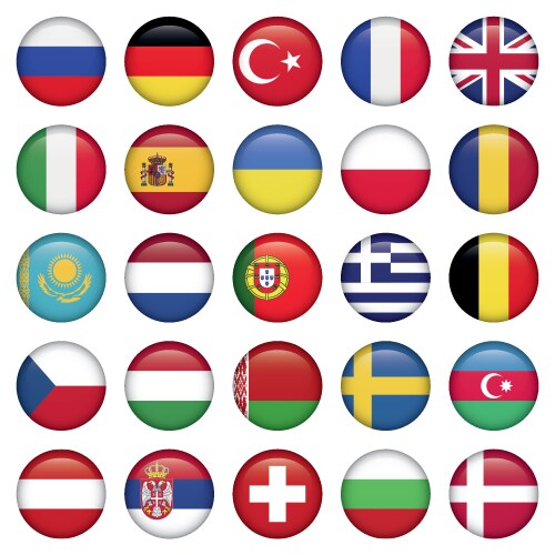 Eu Flag Round Vector Images (over 1,300)