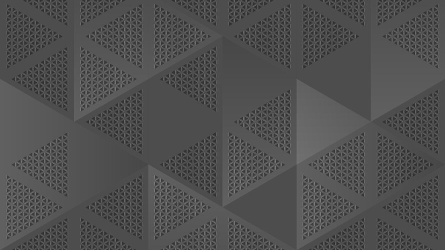 abstract 3d texture black triangle pattern vector image