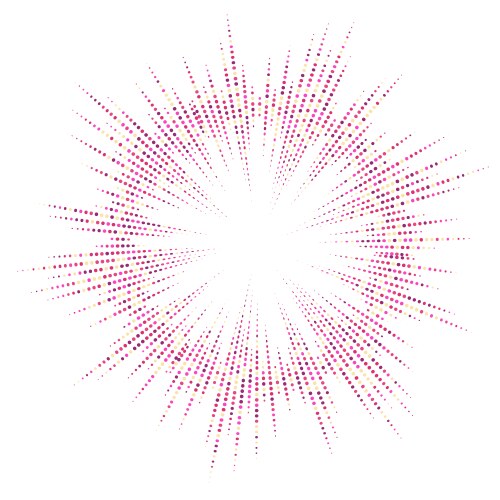 Bursting rays sunburst frame abstract equalizer vector image