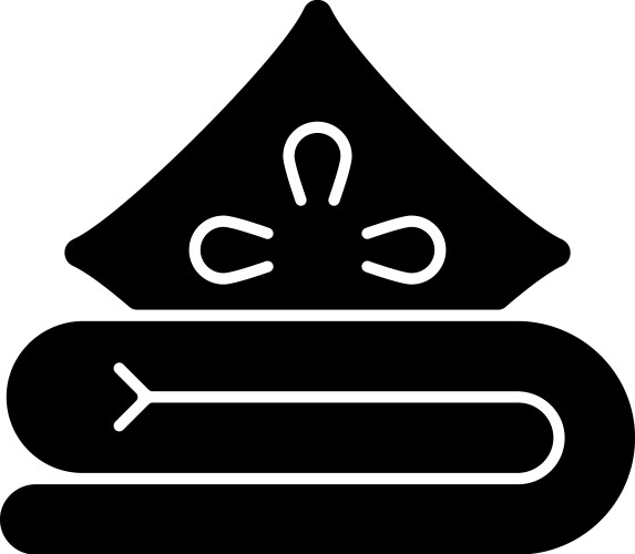 Comfortable Bedding Icon Vector Image