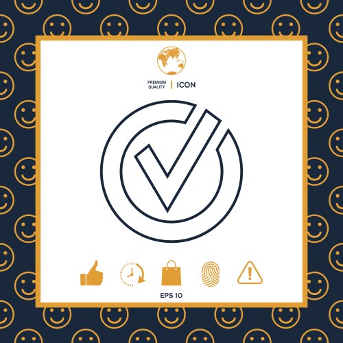 Rounded Check Icon Vector Images (over 12,000)