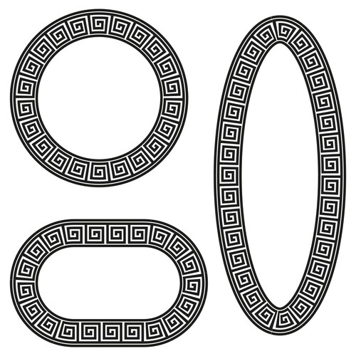 Ancient Greek Meander Border – Royalty-Free Vector | VectorStock