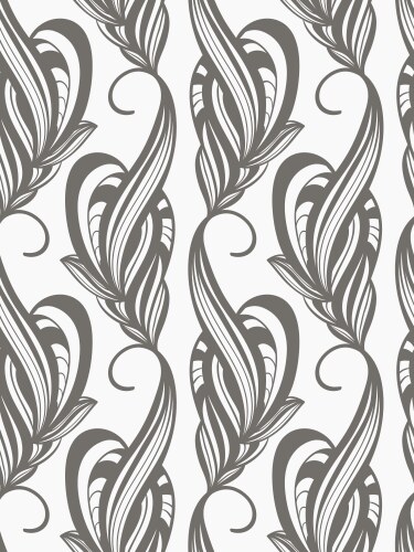 Seamless ethnic doodle monochrome pattern Vector Image