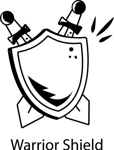 Military shield Royalty Free Vector Image - VectorStock