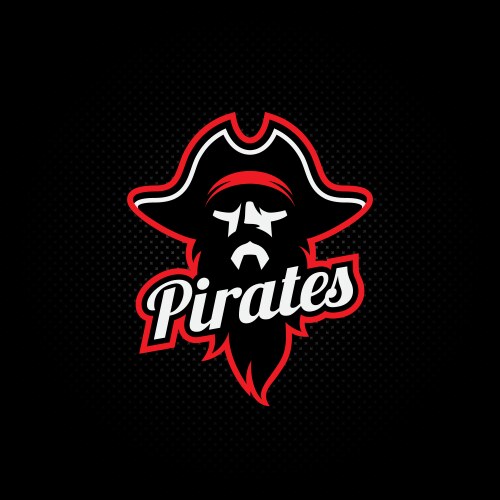 Pirate Mascot Logo Vector Image