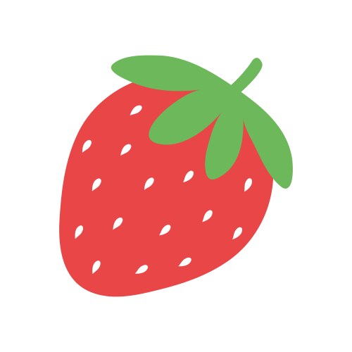 Strawberry icon Royalty Free Vector Image - VectorStock