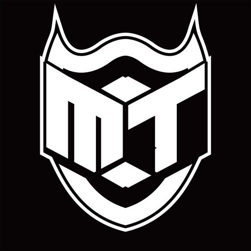 Mt logo monogram isolated with circle shape – Royalty-Free Vector ...