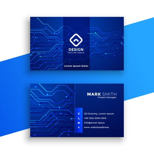 Luxury modern business card template design – Royalty-Free Vector ...