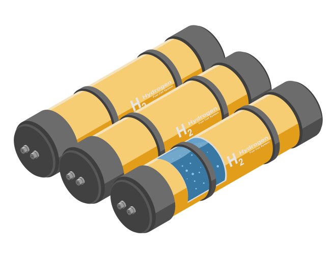 Lithium ion battery set power pack Royalty Free Vector Image