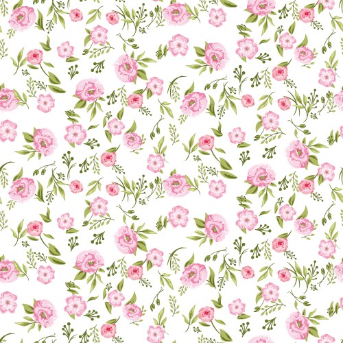 Seamless flowers Royalty Free Vector Image - VectorStock