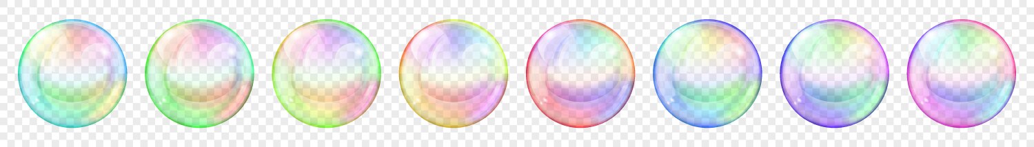 Soap bubbles Royalty Free Vector Image - VectorStock