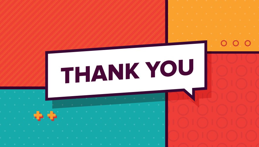 Word Art Thank You Vector Images