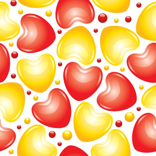 3d heart balloon confetti realistic frame Vector Image