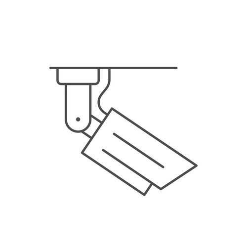 CCTV Camera Angle Icon – Royalty-Free Vector | VectorStock