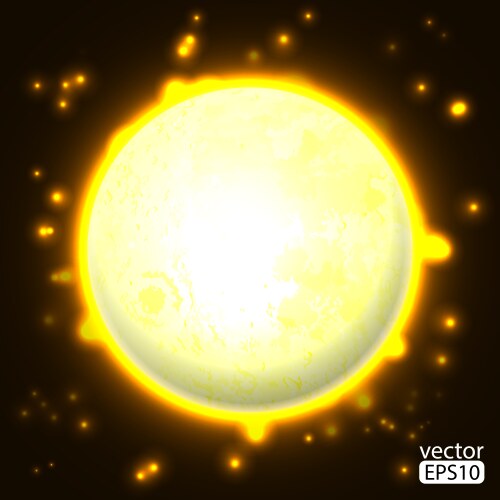 sun vector image