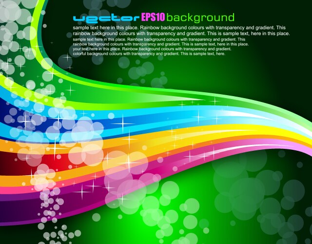 Rainbow abstract background Royalty Free Vector Image