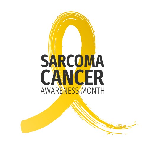 Sarcoma Cancer Awareness Month Banner Vector Image