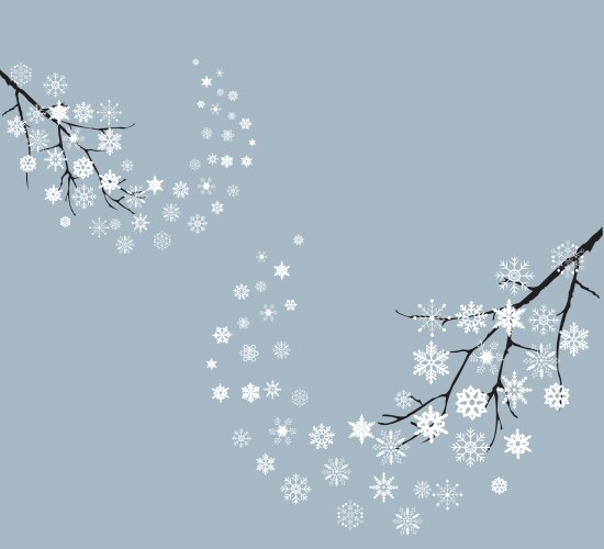 Winter tree Royalty Free Vector Image - VectorStock