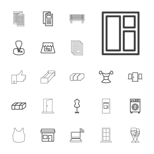Front icons (36820171) – Free Vector | VectorStock
