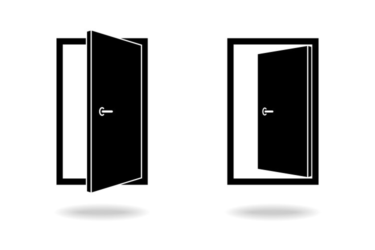 Two doors Vector Image