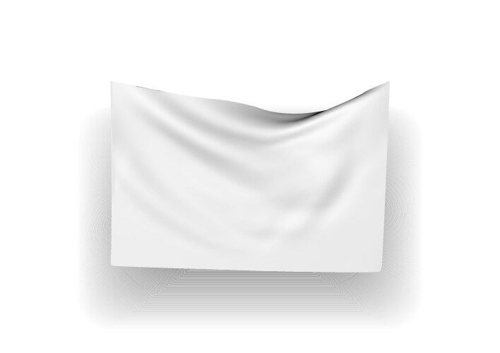 White textile banners template ready for your Vector Image