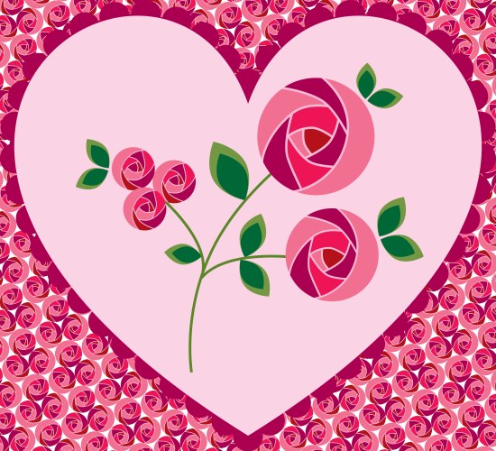 Heart Roses Vector Images (over 37,000)