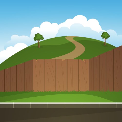 Summer park Royalty Free Vector Image - VectorStock