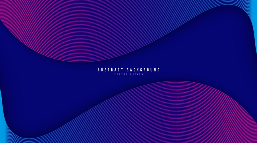 Modern abstract pink blue gradient flowing wave Vector Image