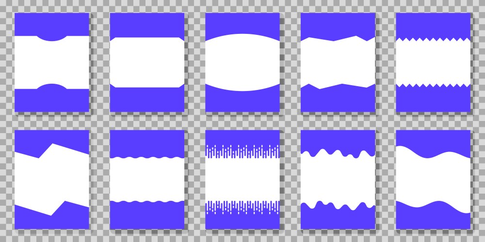Abstract design elements for header and bottom vector image
