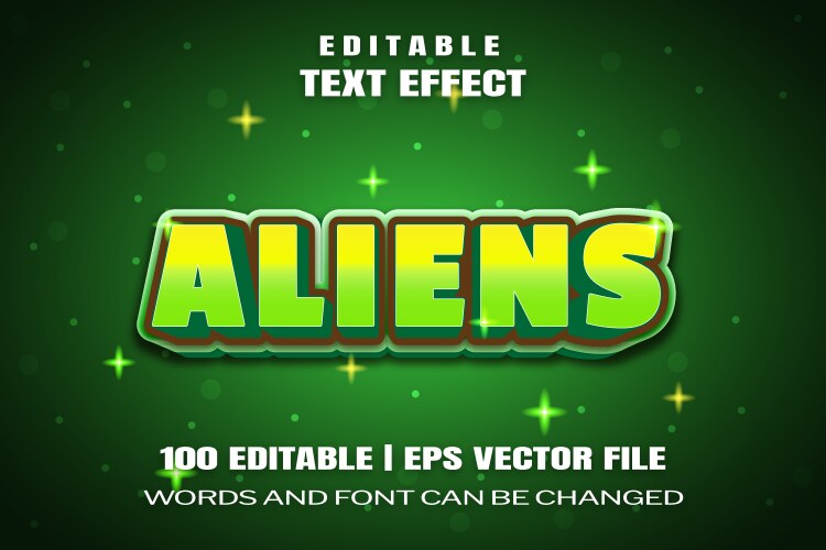 Text effects blue Royalty Free Vector Image - VectorStock