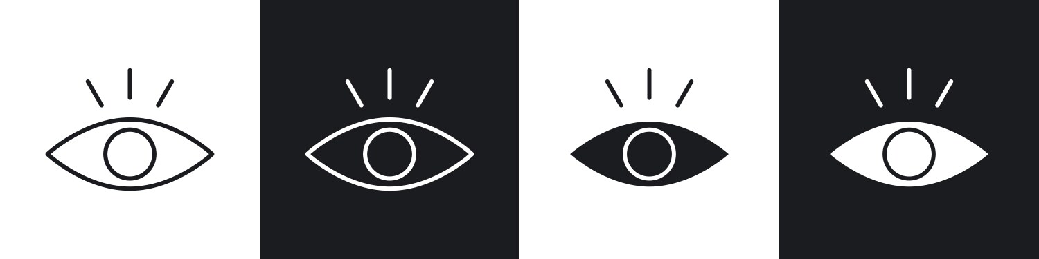 Pictogram Vision Vector Images (over 6,300)