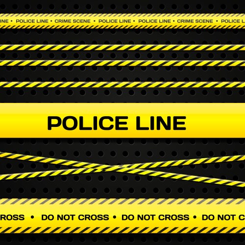 Css Police Line Police line Royalty Free Vector Image - VectorStock