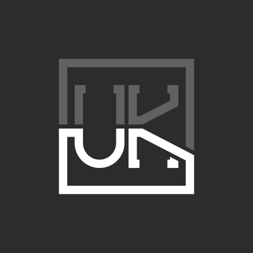 Creative Modern Minimalist Ap Letter Logo Design Vector Image