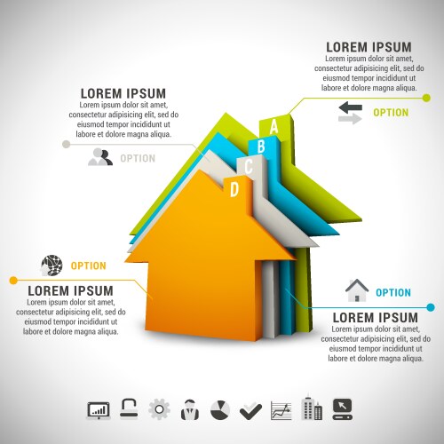 Infographic basic element Royalty Free Vector Image