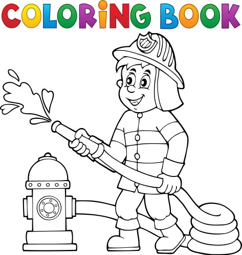 Children or teenager characters set coloring book Vector Image