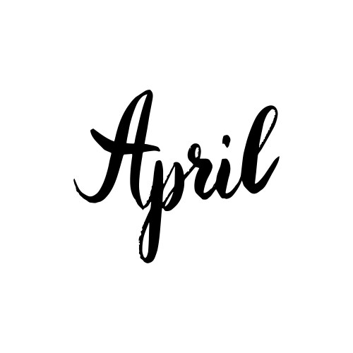 April Lettering Vector Images (over 11,000)