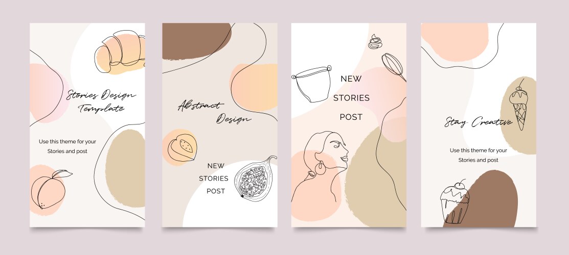 design backgrounds for social media post vector