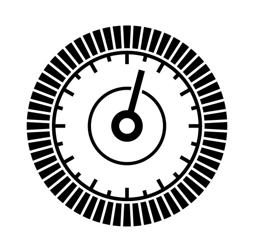 Segmented Dial Indicator Template vector image