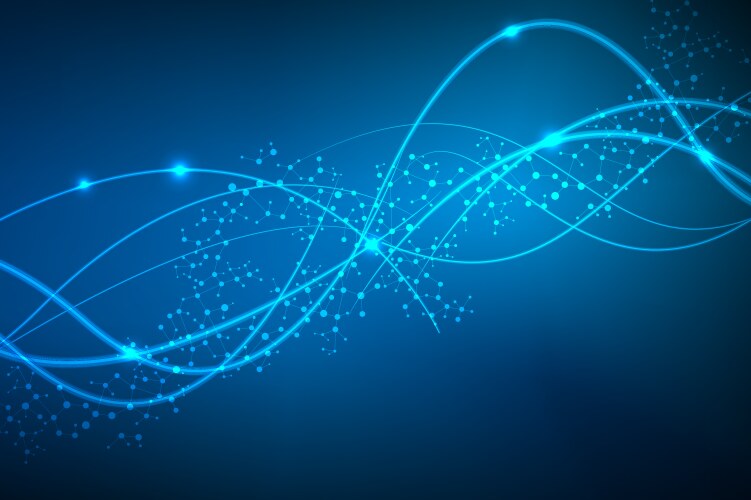 Big data visualization background modern Vector Image