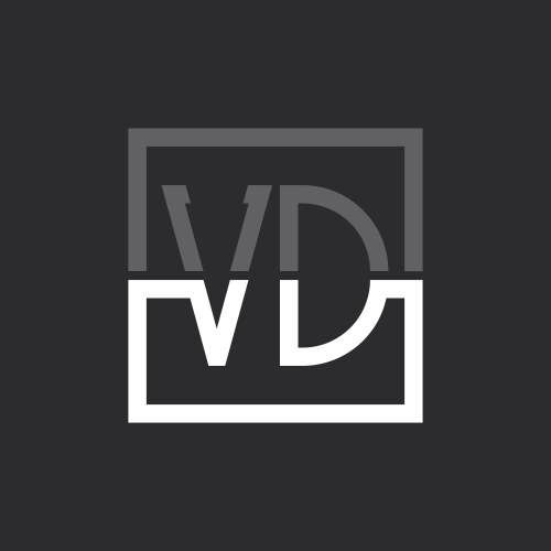 Creative Modern Minimalist Ht Letter Logo Design Vector Image