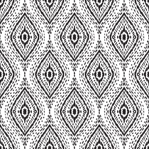 Ikat seamless pattern wallpaper background Vector Image