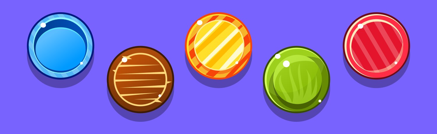 Game Button Assets Vector Images (over 3,400)