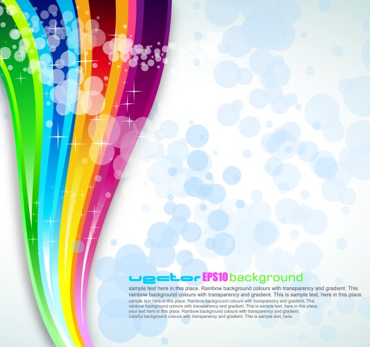 Rainbow spectrum background Royalty Free Vector Image