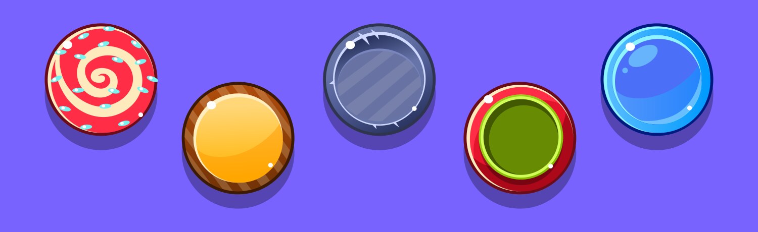 Game Button Assets Vector Images (over 3,400)