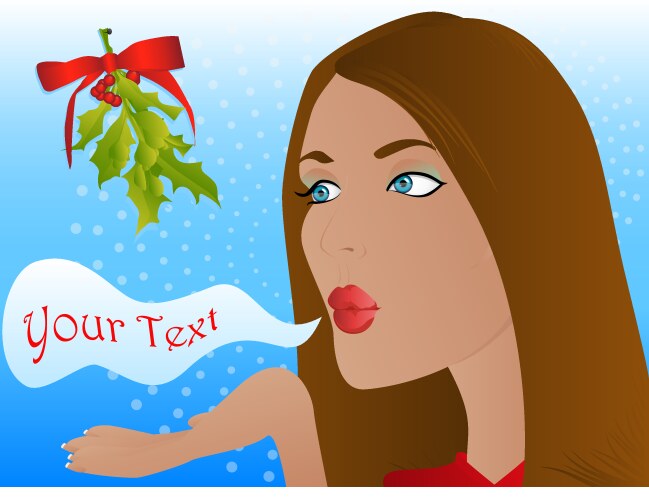 Mistletoe Vector Image