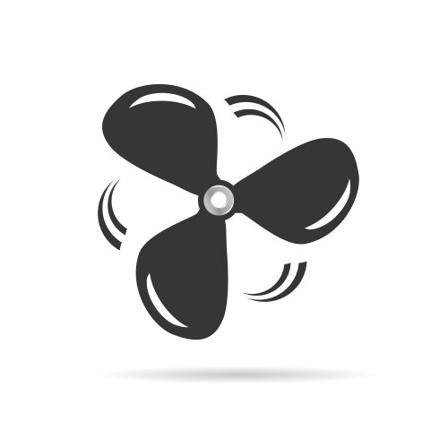 Four Blade Propeller – Royalty-Free Vector | VectorStock