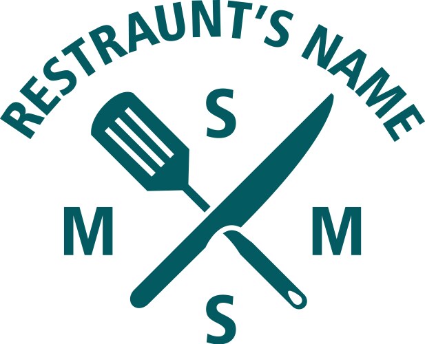 Restaurant logo Royalty Free Vector Image - VectorStock